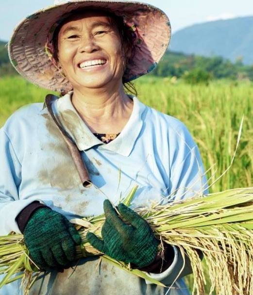 smiling farmer