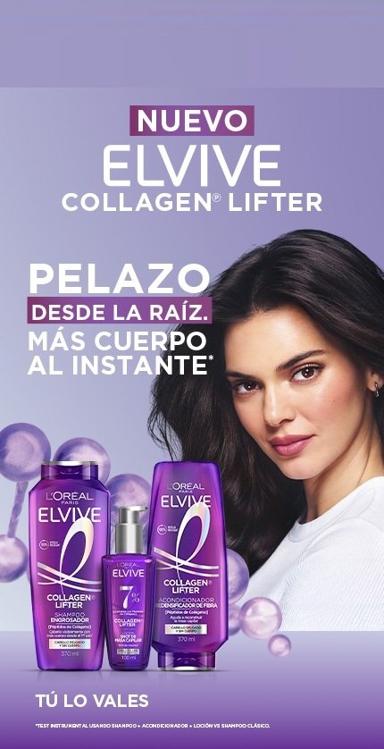 Elvive Collagen Lifter pelazo desde la raíz