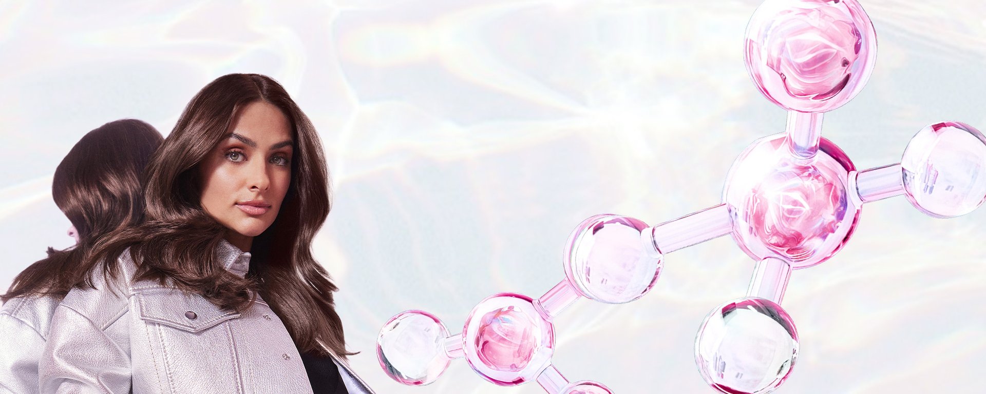 Molécula + modelo de Glycolic Gloss