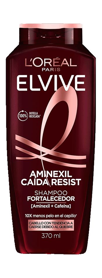 Shampoo Elvive Anticaída Aminexil 370 ml para reducir la caída por quiebre L'Oréal Paris