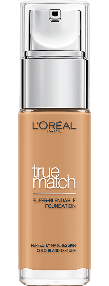 Foto del envase de la base de maquillaje True Match Golden Sun 5 5D