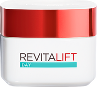 Cuidado facial Foto del envase de la crema diurna de textura ligera Revitalift (producto estrella)