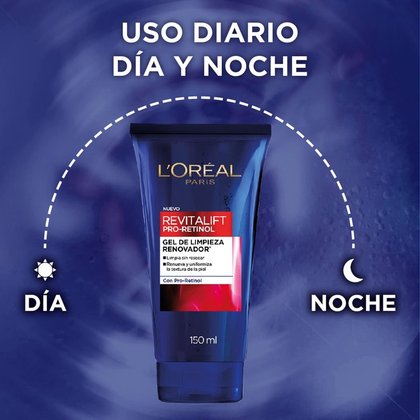 GEL DE LIMPIEZA CON PRO RETINOL REVITALIFT USO DIARIO